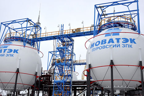 The Yamal-LNG project is being developed by the Russian company Novatek and the French company Total (with a 20 percent share). Source: Itar-Tass