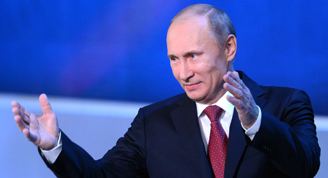 Putin is “the ex-KGB strongman - who controls a nuclear-tipped army, a permanent seat on the UN Security Council and some of the world's largest oil and gas reserves", Forbes said on its website. Source: AFP / East News