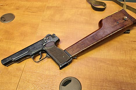 The Stechkin automatic pistol. Source: Vitaly V. Kuzmin / wikipedia.org