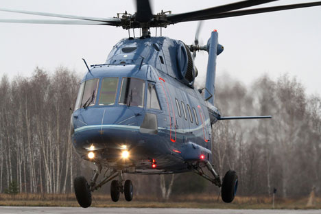 According to estimates, in 2013 Russian exports of helicopters will increase by 20 percent. Pictured: Mi-38 helicopter. Source: Press Photo