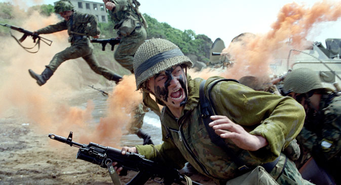 The deadliest weapons in the marine’s arsenal are the marines themselves. Source: RIA Novosti / Vitaly Anikov