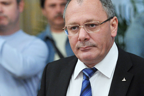 Sevmash CEO Mikhail Budnichenko: "We had no doubt that the equipment would operate flawlessly". Source: Alexey Nikolskiy / RIA Novosti