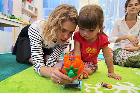 Vodianova's Naked Hart Foundation is concerned with all aspects of children's development. Source: Vera Kostamo / RIA Novosti