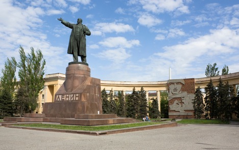 The highest monument to Lenin is located in Volgograd. Source: Lori / Legion Media