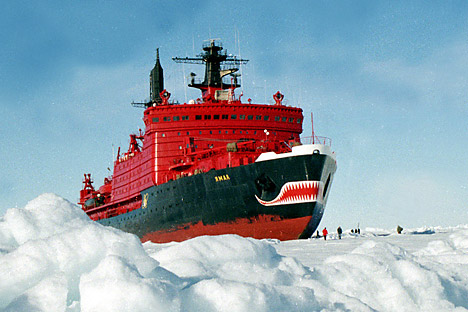 The Yamal nuclear-powered icebreaker was built under the Arktika project in 1992. Source: ITAR-TASS