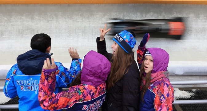 Let the Games begin! Russians are huge sports fans and cannot wait to cheer on their athletes inthe first Winter Olympics to be staged on home soil. Source: Photoshot / Vostock photo