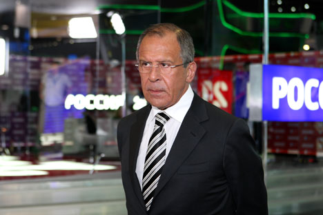 Russian Minister of Foreign Affairs Sergey Lavrov. Source: ITAR-TASS