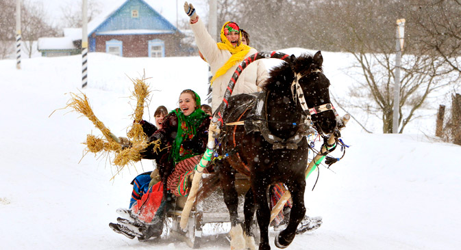 Maslenitsa, a celebration of the imminent end of the winter, lasts for one week and this year takes place from February 24th until March 2nd. Source: Reuters