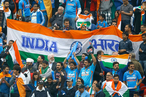 As these fans show, cricket is a great unifier for India. Source: AP