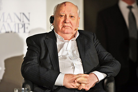 Gorbachev: "Now the people of Crimea must responsibly and skilfully manage the happiness they have achieved". Source: Photoshot / Vostock Photo