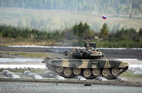 The T-90 main battle tank is a further development of the T-72. Source: Photoshot / Vostock-photo 