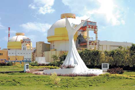 The Russians have agreed to build the third and fourth units of KNPP under the framework of new Indian nuclear liability laws, though at a much higher price. Source: Press Photo