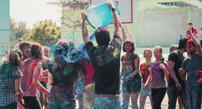 Holi is celebrated with much gusto by Indians and foreigners alike in Delhi. Source: Ludmila Shunina