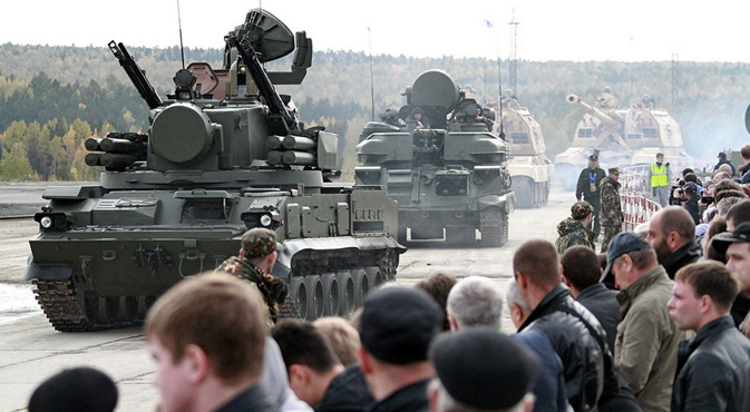 Russia’s arms industry is gradually re-emerging from the ruins of the Soviet industrial era. Source: Tatiana Andreeva