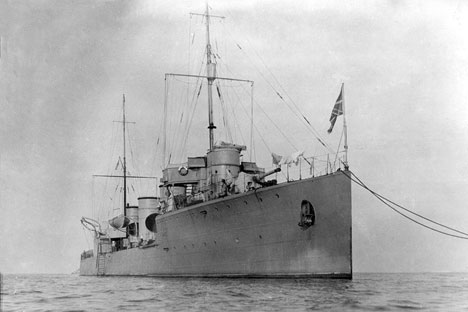 Imperial Russian destroyer Novik. Source: Wikipedia
