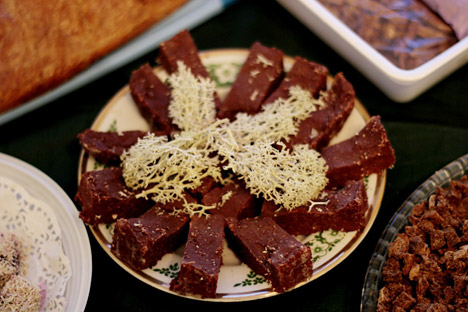 Reindeer moss chocolate. Source: Arctic Studies Centre