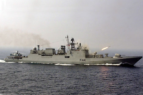 The Indian Navy's INS Talwar. Source: AP