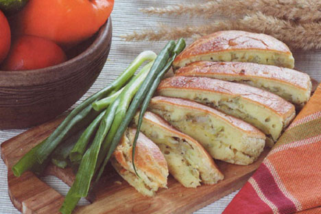 Vekoshniki is an old name for pies made from leftovers. Source: Russkaya Semyorka