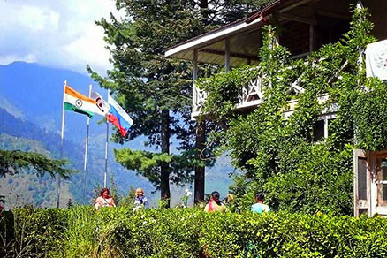 The Roerich family estate in the Kullu Valley. Source: Russian Embassy in New Delhi