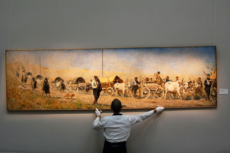 Vereshchagin’s  Transportation of the Wounded. Source: Reuters