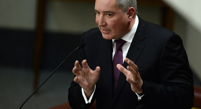 Dmitry Rogozin belives the suspension of GPS stations' work in Russian territory will not impact the quality of the signal received by Russian users. Source: ITAR-TASS