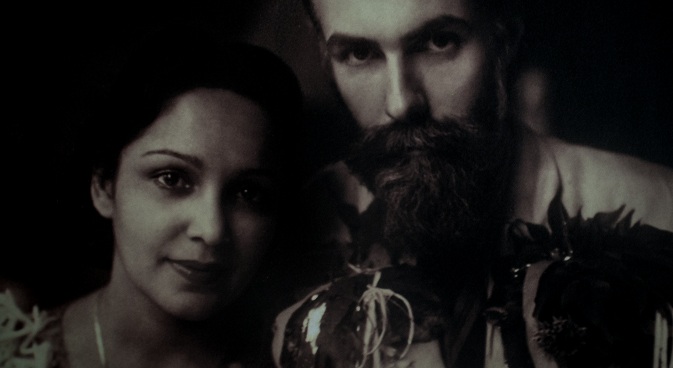 Svetoslav Roerich with his wife, Devika Rani. Source: Press Photo