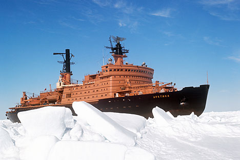 The nuclear-powered icebreaker "Soviet Union". Source: ITAR-TASS