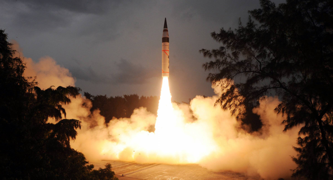 The Agni-5 (pictured above) may not be enough of a deterrent for India's foes. Source: Photoshot