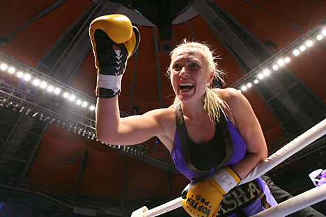 Natalya Ragozina: 'it is a serious sport, just as men's boxing is.' Source: Photoshot / Vostock Photo