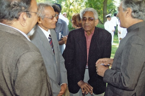 Dr Madan Lal Madhu (second right) has left behind him a rich legacy, which had inspired generations of the Indians. Source: Embassy of India in Moscow