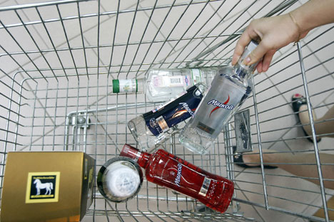 Vodka is catching up with whiskey on the global market largely thanks to its Western rather than Russian manufacturers. Source: ITAR-TASS
