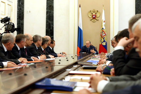 'Whom did Putin address primarily – Russia or the West?' Source: ITAR-TASS