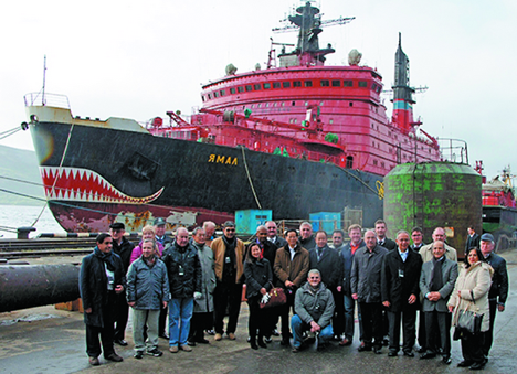 Representatives of the International Atomic Energy Agency in Murmansk. Source: Press Photo