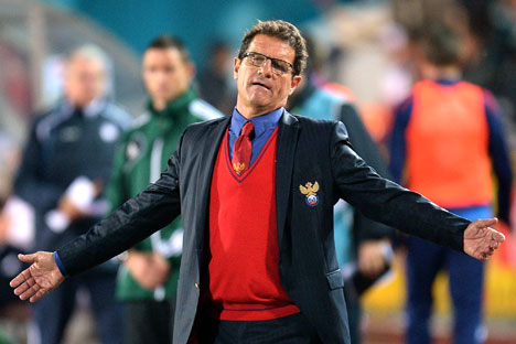 Sports Minister Vitaly Mutko has been Capello’s most prominent defender since the World Cup exit. Source: RIA Novosti