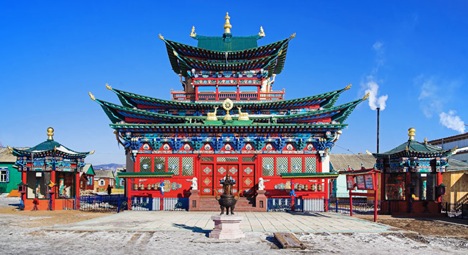 Tibet? No, that's Ivolginsky datsan in the city of Ulan-Ude. Source: Lori / Legion Media