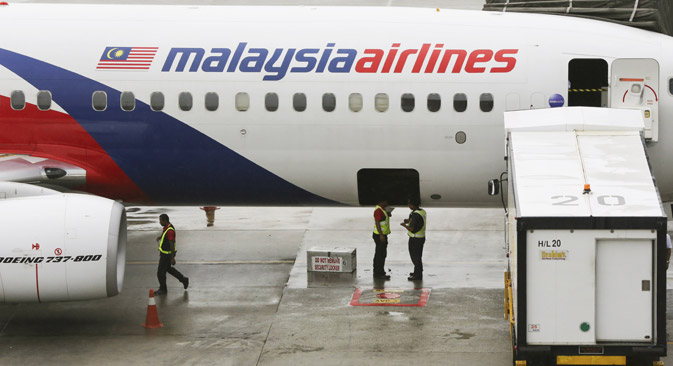 Malaysia Airlines passenger airline with 298 people on board crashed in Ukraine near the Russian border. Source: AP 