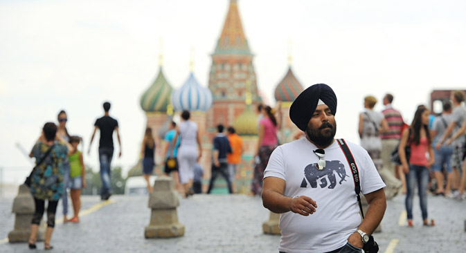 A growing number of Indians are keen to see the grandeur of Moscow. Source: Itar-Tass