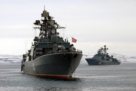 The large destroyer Admiral Levchenko. Source: ITAR-TAS