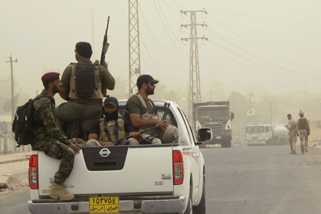 The IS jihadist group, formerly known as ISIS and ISIL, has been fighting the Syrian government forces since 2012. In 2014, it launched an offensive on Iraq, proclaiming an Islamic Caliphate. The extremists' advance made Washington begin carrying out airstrikes against IS positions in August. Source: Reuters