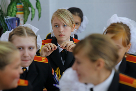 The Military Girl Boarding School. Source: Ilya Pitalev / RIA Novosti 