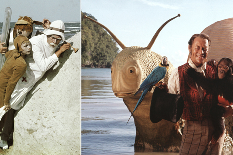 Russian Dr. Aybolit vs. American Dr. Dolittle. Source: RIA Novosti & AFP/East News