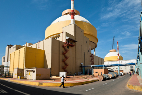 Electricity from KNPP is fed into the southern electric power grid, in the states of Tamil Nadu, Kerala, Andhra Pradesh, Karnataka and the Union Territory of Puducherry. Source: Press Photo