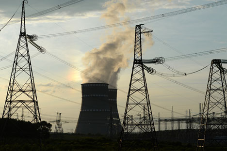 Measures are being developed to protect nuclear, thermal and hydroelectric power stations. Source: RIA Novosti/Konstantin Chalabov