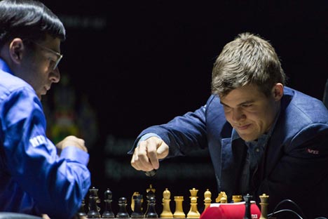 Carlsen won his second world championship in a row. Source: Rossiyskaya Gazeta