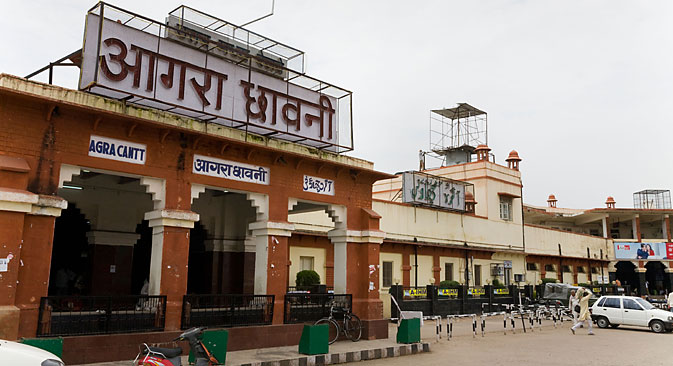 The Agra Cantonment railway station will have a MTS Wi-Fi hotspot. Source: Alamy Images      