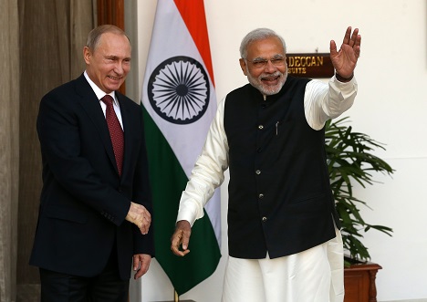 The annual Indo-Russian summit will be held on Oct. 15 in Goa. Source: Konstantin Zavrazhin / RG