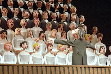 A scene from the performance "The Unusual Concert." Source: TASS