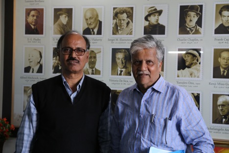 Vidyashankar N Jois (l) and S.V.Rajendra Singh Babu. Source: Alessandro Belli