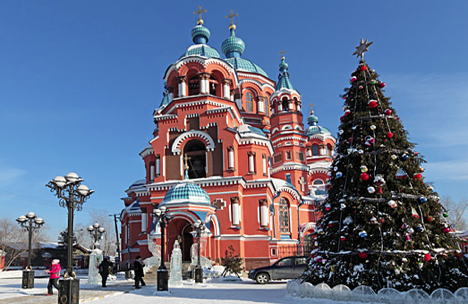 The most famous temple of Irkutsk designed in neo-Byzantine style. Source: Shutterstock/Legion-Media