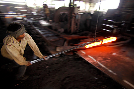 The Bhillai steel plant still uses Russian technology. Source: AP